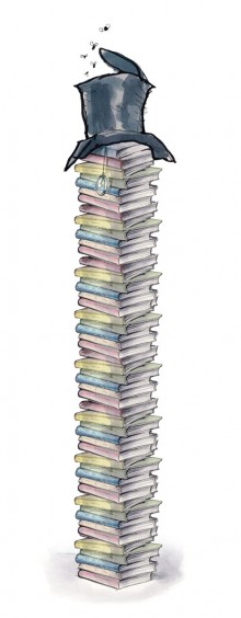The 48 binders presented by the Church of Scientology in response to fact-checking questions sent by The New Yorker.